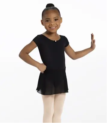 Weissman Black Short Sleeve Dress